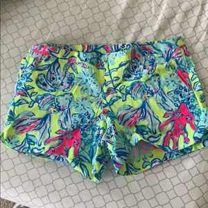 Lilly Pulitzer Adie Short in Lemon Drop NWT